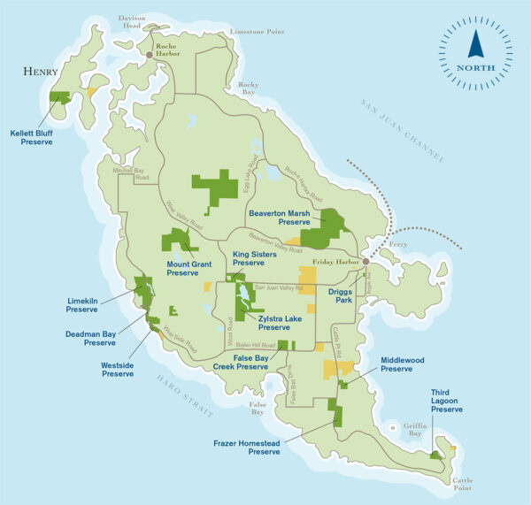 San Juan Island Map – San Juan County Conservation Land Bank