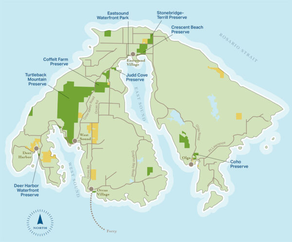 Orcas Island Map – San Juan County Conservation Land Bank